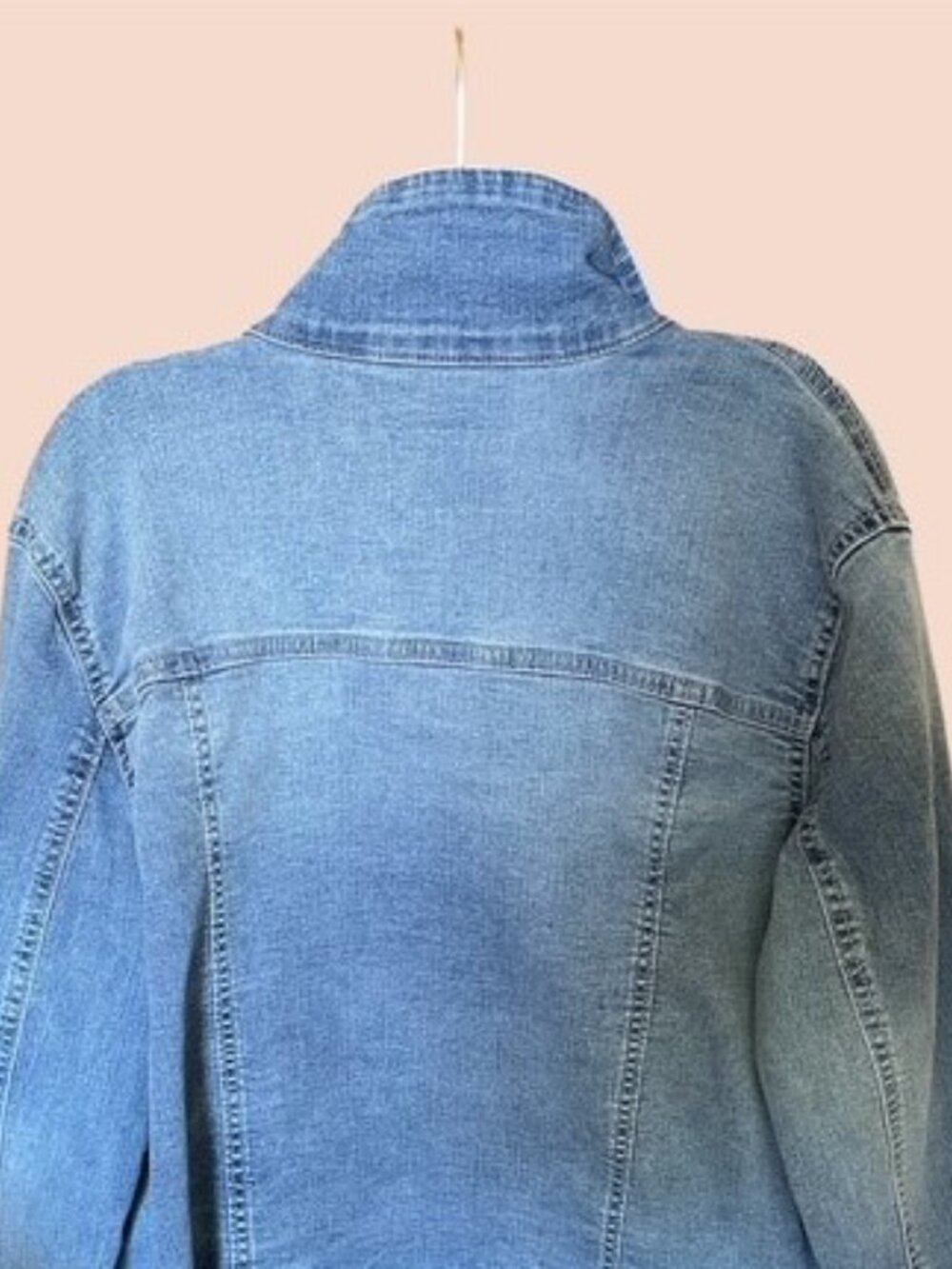 Angels Forever Yang Denim Jacket Stretch Women’s XLarge - Picture 5 of 6